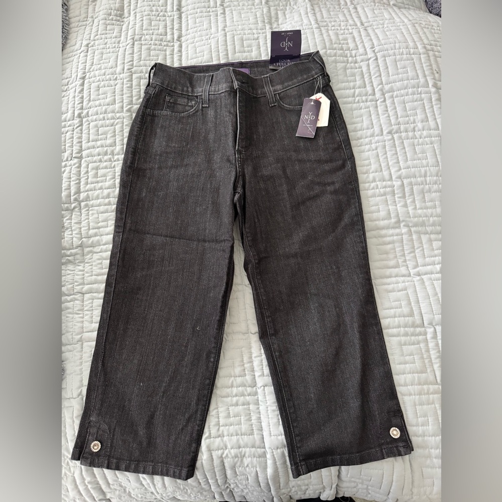 NYDJ Women's Charcoal Ankle Jeans